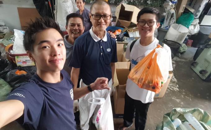 Walkside by Rovs Project - Collected Bottle Caps at Tzu Chi Recycle Centre