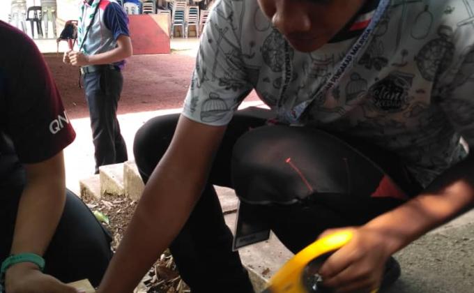 Menghadiri kursus scout of the world award discovery zon utara