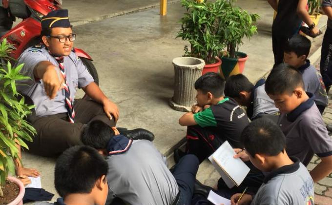 Mengajar Lagu Pengakap di SK Bangsar