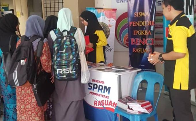Perhimpunan Rasmi Mingguan IPGKBA Bertemakan Integriti