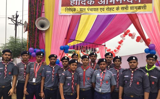 Blood donation camp at Village - Rohat