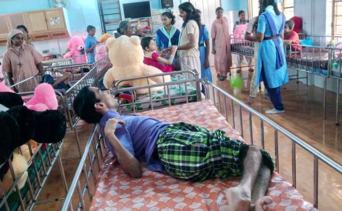 activity for the helping the disabled children