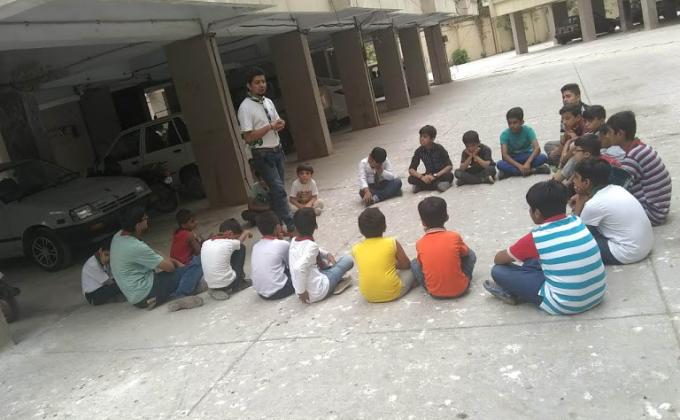 Messenger of Peace (MoP) Activities - at Platinum Scouts Group, Karachi, Sindh Pakistan