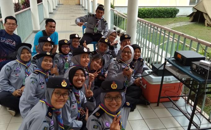 Pengenalan Radio Amatur Dalam Karnival Kepimpinan Pengakap Abad Ke-21 
