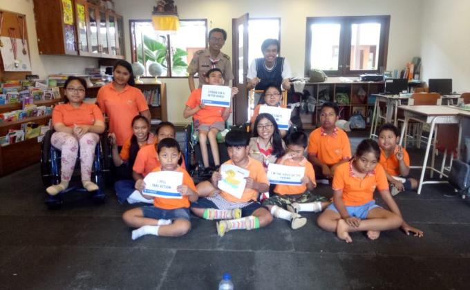 Celebrating International Day of Peace 2018 - Messengers of Peace Volunteers Bali ft. Scouts with Disabilities