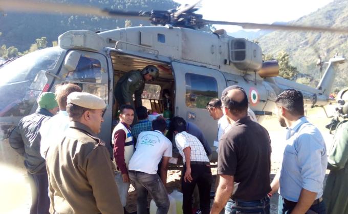 Service during rescue 