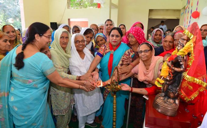 senior citizen day celebration with senior citizen