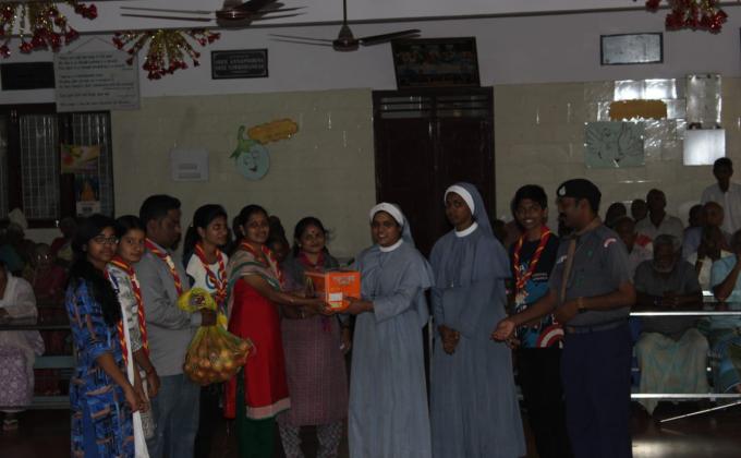 Old age home visit