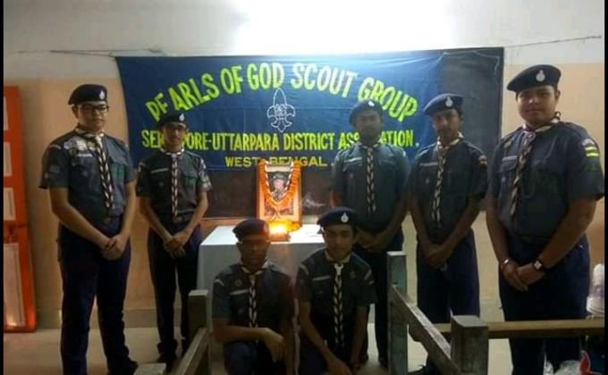 Service at world thinking day