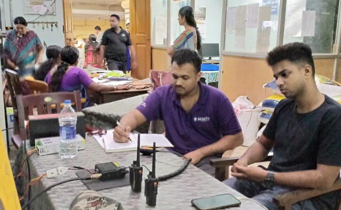 Ham Radio service as a part of Kerala Flood relief service. 