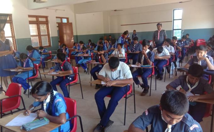 Dwitiya sopan exam on 2nd January 2019 for Scouts and Guides
