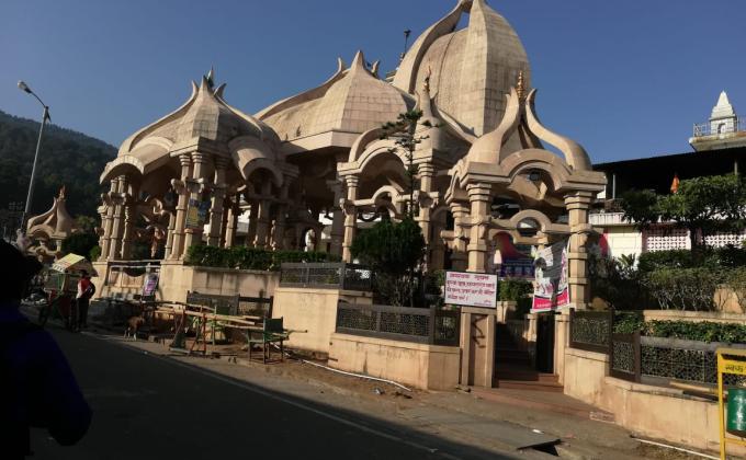 Treakking and cleanliness drive at pareshnath Temple