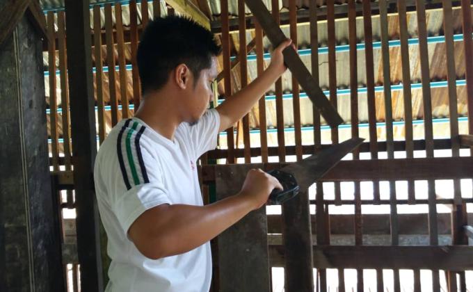 (Misa Island Goat Project: Update 18) Pembersihan Kawasan, Pembinaan Tangga & Sambungan Kerja Pemasangan Dinding