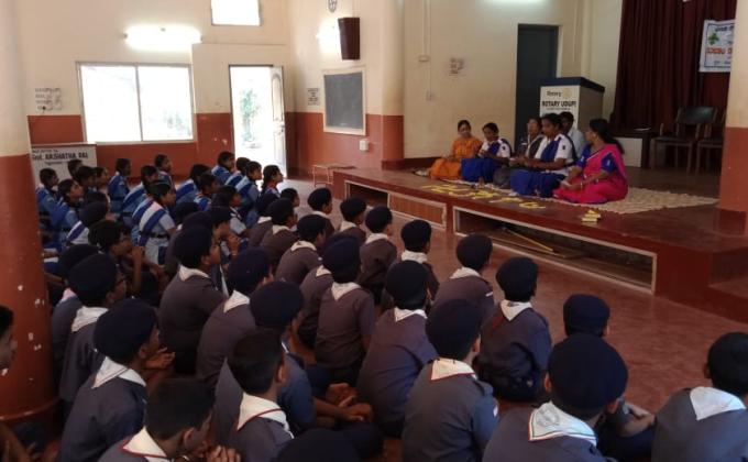 Service at Leadership camp for scouts and guides