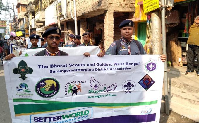 Arrangements of district rally