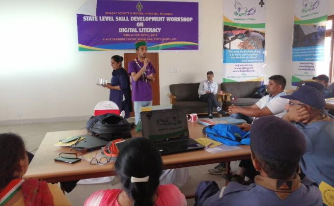 Service During State Level Skill Development Workshop on Digital Literacy.