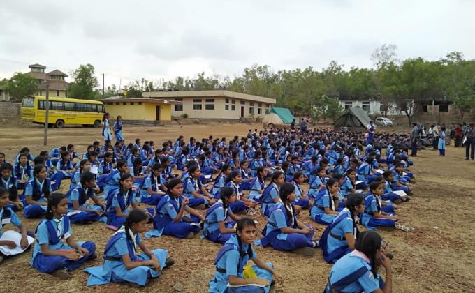 Service at Thritiya Sopan Exam for Scouts and Guides 