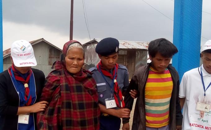 Poll volunteer on MP election 