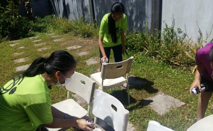 Repainting All 50 Chairs for the BASIC Project