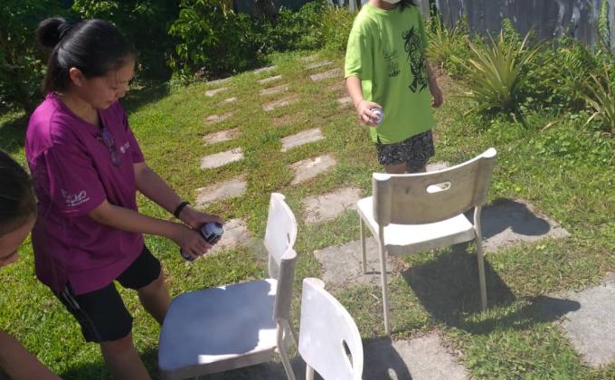 These Chairs Are About To Get Sprayed !!!