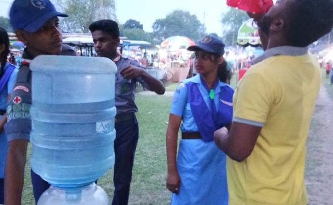 Voluntary Service At Charak Puja Festival
