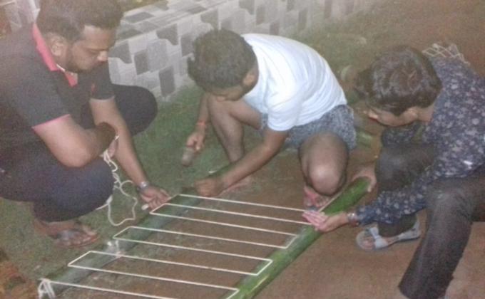 prepared Bidya Sagar Setu, monkey Bridge , four pole Tower and many others for the Rovers and rangers moot for the enjoyment of the boys and girls