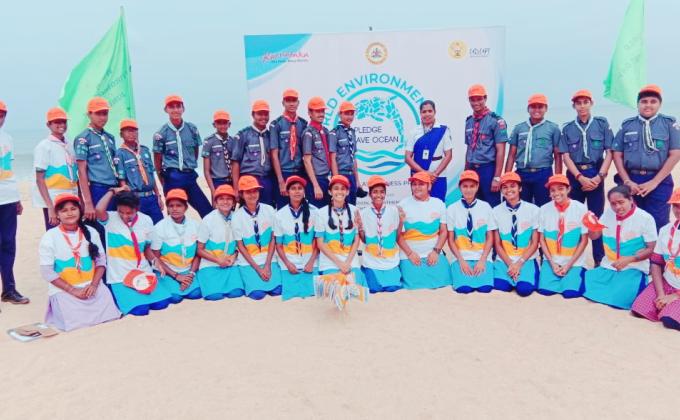 Beat Air Pollution -#ScoutsMakeItHappen: Environmental day Celebration By The Bharat Scouts and Guides Dist. Association Udupi, Karnataka, India. 
