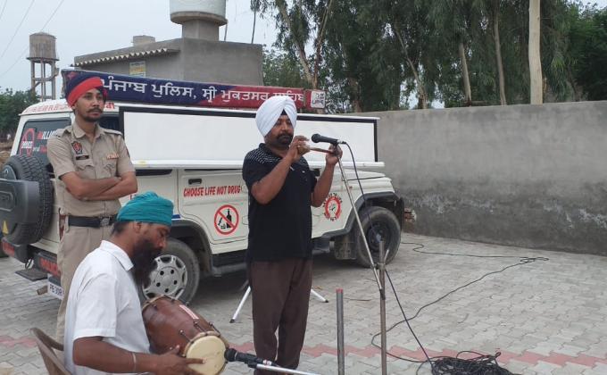 anti drugs,traffic education and moral education seminar by sri muktsar sahib police department punjab india