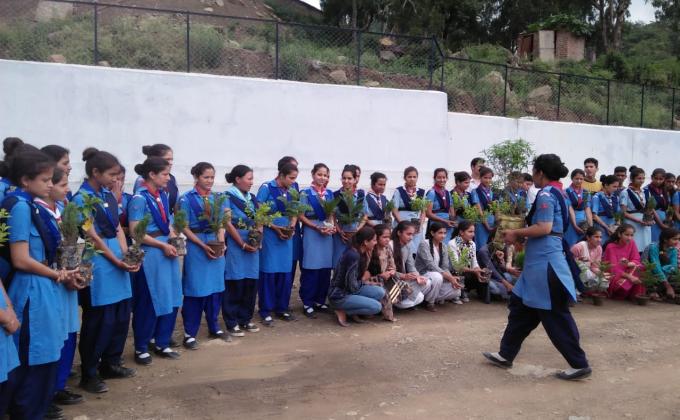Ranger planting during the Van Mahotsav