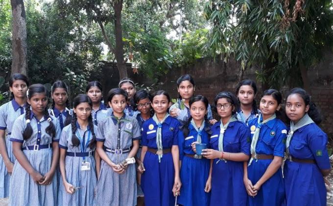 Planting trees (celebrating Vanmohotsav day)