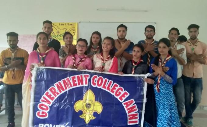 Rovers & Rangers unit of GC Anni celebrated world Scarf day. 