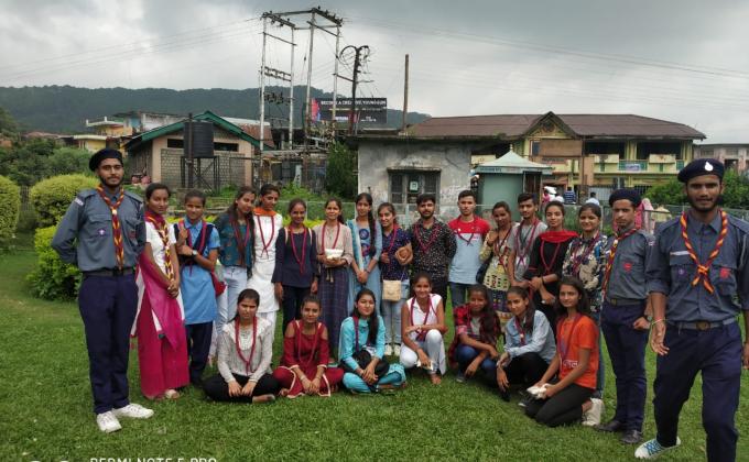 Services served by Rover Ranger unit of GC Palampur at Shiv Temple Baijnath 