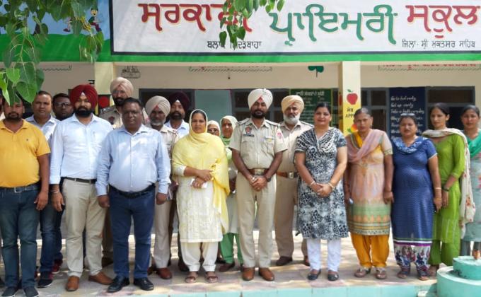 anti drugs,traffic education and moral education seminar by sri muktsar sahib police department punjab india 