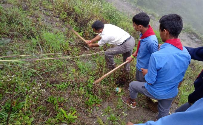 पौधरोपण व पर्यावरण संरक्षण 