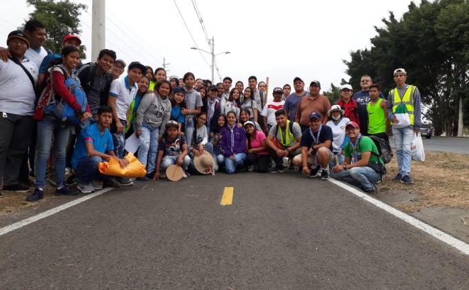 Plogging Ecologico 2019 junto con Cap Junior.