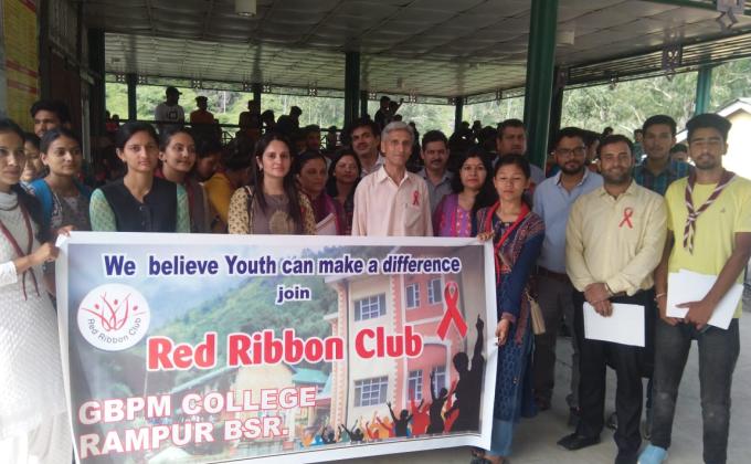 A two-day campaign by Red Ribbon Club.