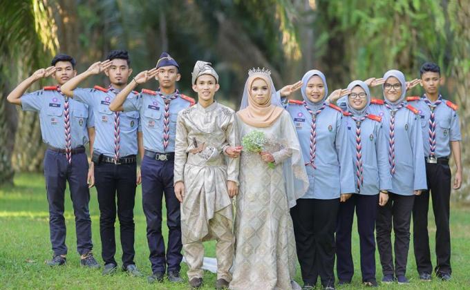 BERKHIDMAT DI MAJLIS PERKAHWINAN AHLI PENGAKAP KELANA