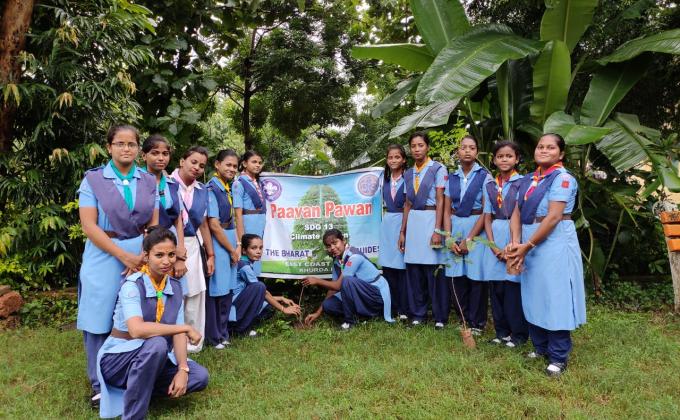 Clebrating Pachmarhi Day @ Tree plantation 143K #TP#2
