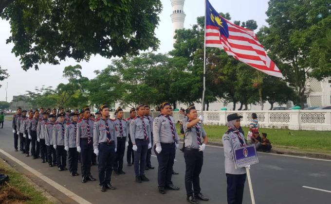 'Tawau Scout' Johan Perbarisan Hari Malaysia