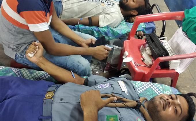 Blood Donation Camp on International Peace Day