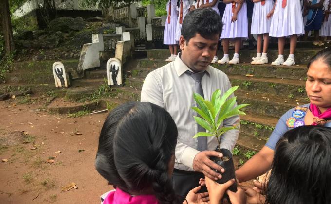 International Day Of Peace 2019 - Tree Planting Program Organized by Aluthapola Walagamba Cub Scout Pack in Sri Lanka Scout Association Negombo District Branch 