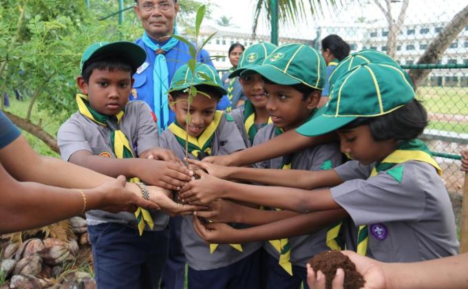 International Day Of Peace 2019 - Tree Planting  Program Organized by St.Jude's College Sea Scout Troop in Sri Lanka Scout Association Negombo District Branch