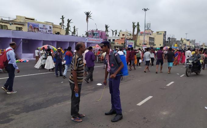 NATIONAL RATHA YATRA SERVICE CAMP WITH THE MISSION OF SWACHHA BHARAT SUNDAR BHARAT.