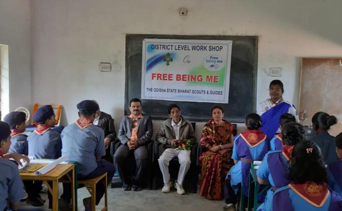 Free Being Me workshop at st.Mary School,Udala