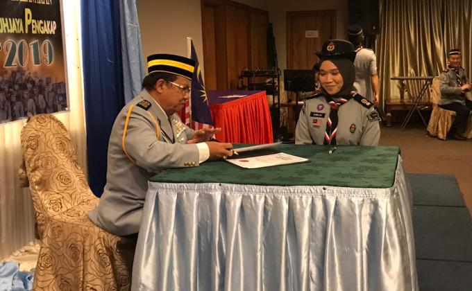 Penyampaian Tauliah Watikah Pelantikan Pesuruhjaya & Penolong Pesuruhjaya Peringkat Bahagian Pedalaman Atas 