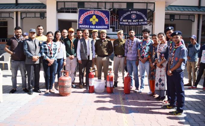 Mock Drill by Fire brigade.