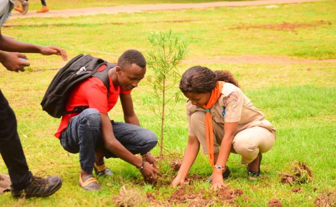 K.U Panthera Crew Tree Planting