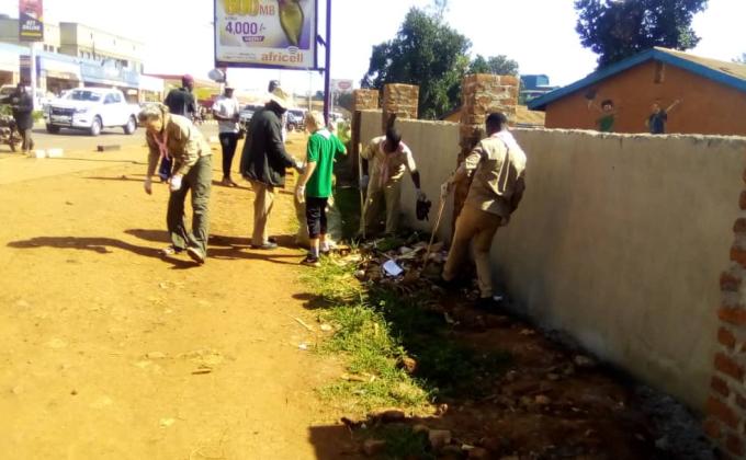 Hygiene and sanitation Drive Jinja city.