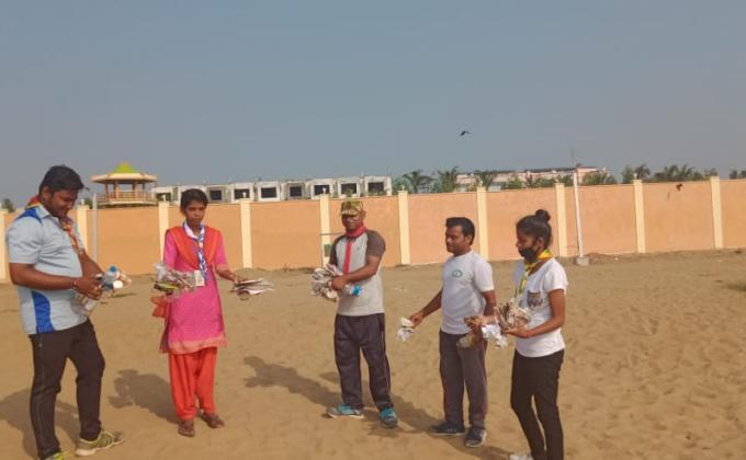 3rd day of Puri Beach Cleaning 