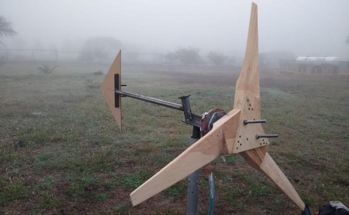 Aerogenerador 1200mm para el Batán